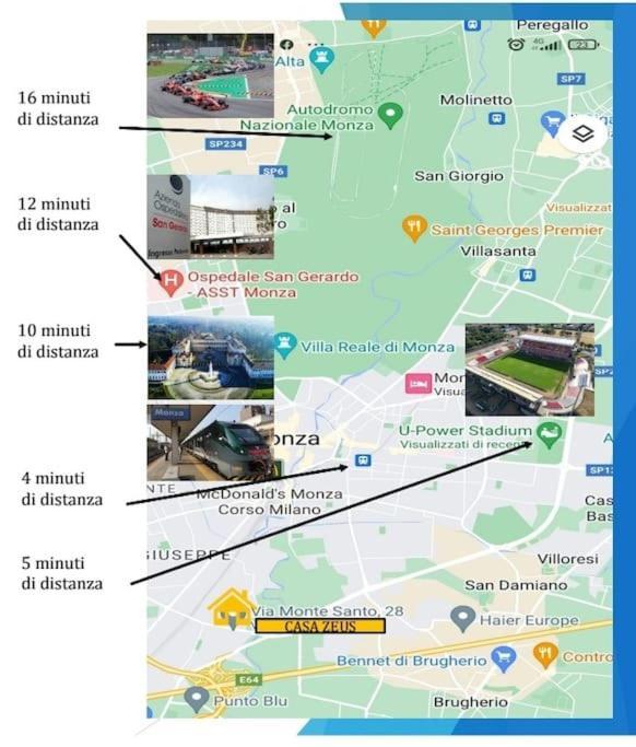 Casa Zeus Daire Monza Dış mekan fotoğraf